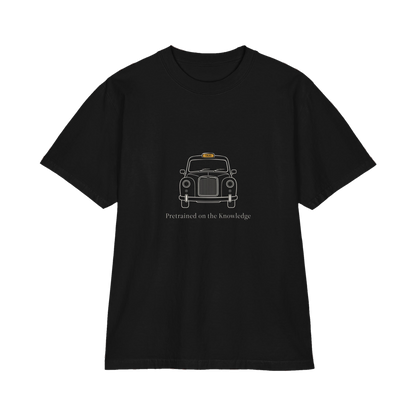 Pretrained on the Knowledge Heavyweight Oversized T-shirt