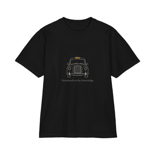 Pretrained on the Knowledge Heavyweight Oversized T-shirt