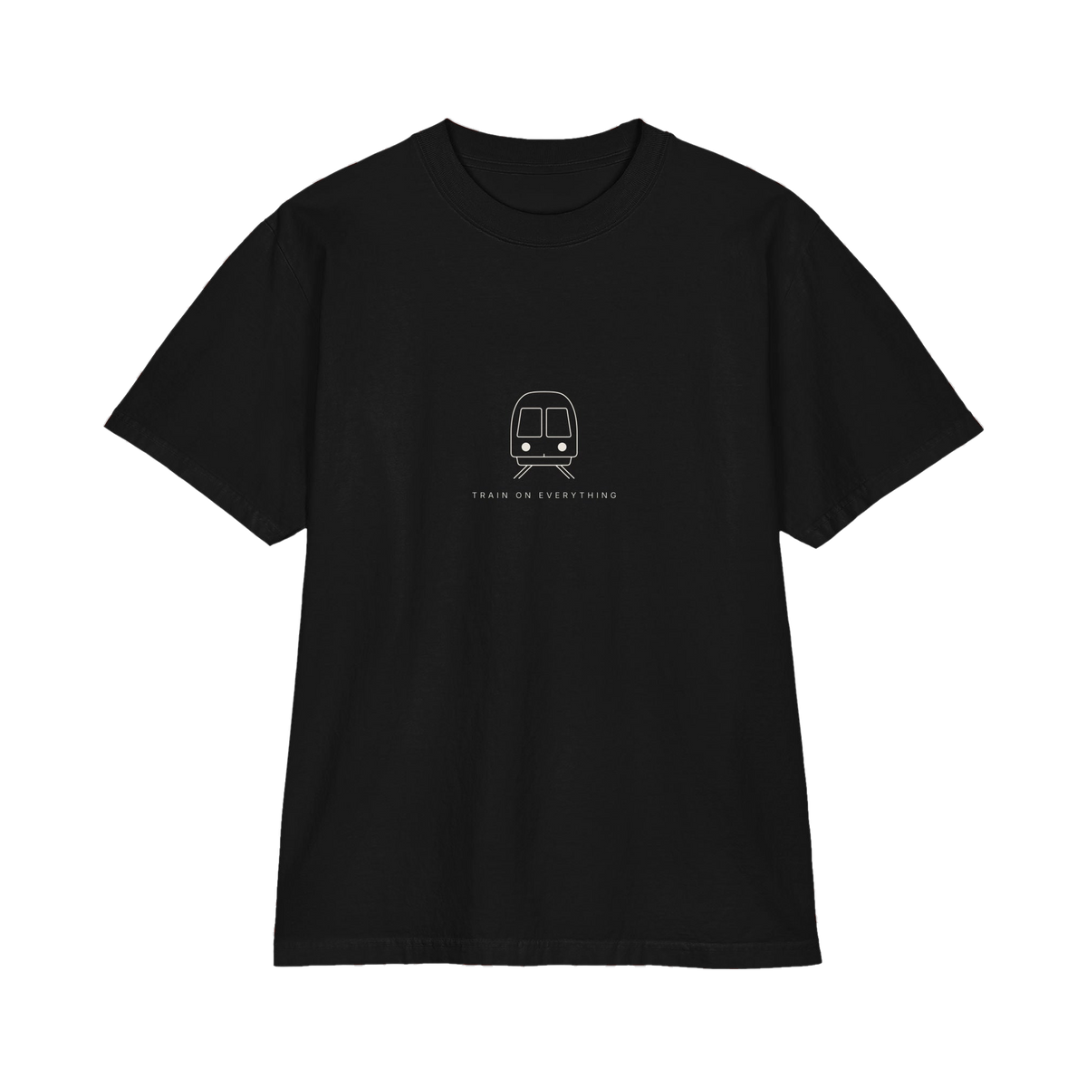 Train On Everything Heavyweight Oversized T-shirt