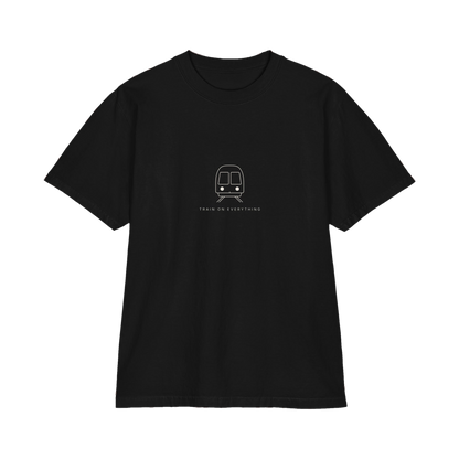 Train On Everything Heavyweight Oversized T-shirt